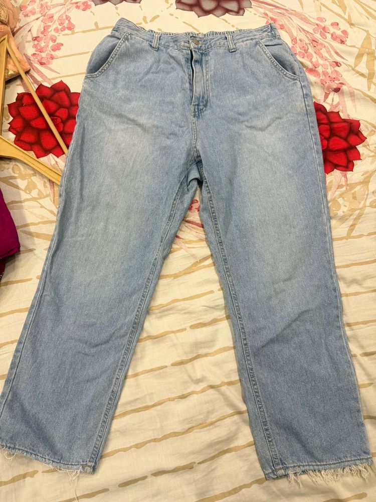 Light Wash Denim Jeans