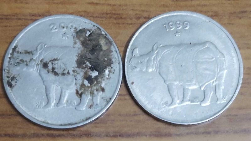 Rare 25 Paise Genda Coins  2 Pcs Set Combo
