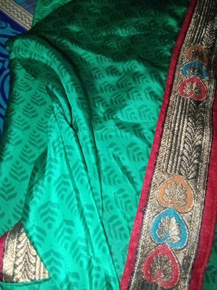 Heavy Satin Silk Saree