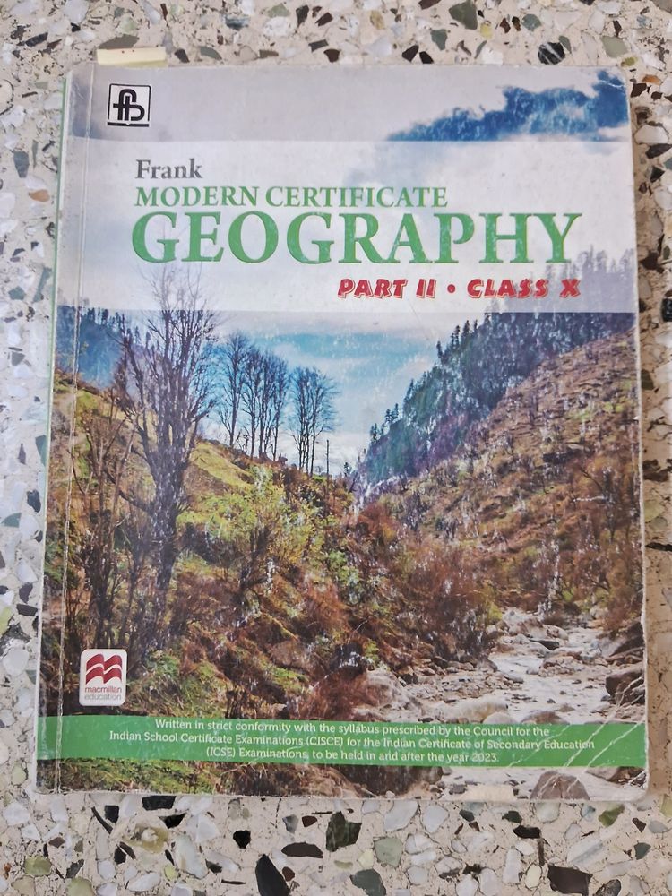 FRANK MODERN CERTIFIED GEOGRAPHY CLASS 10 ICSE BOOK