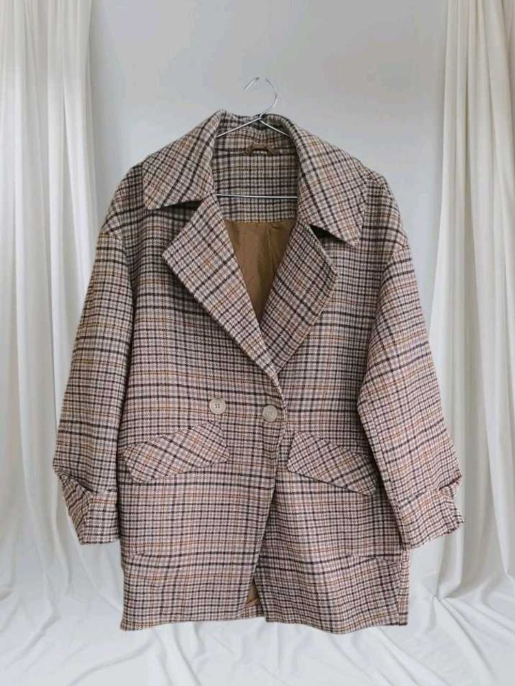 Plaid Blazer
