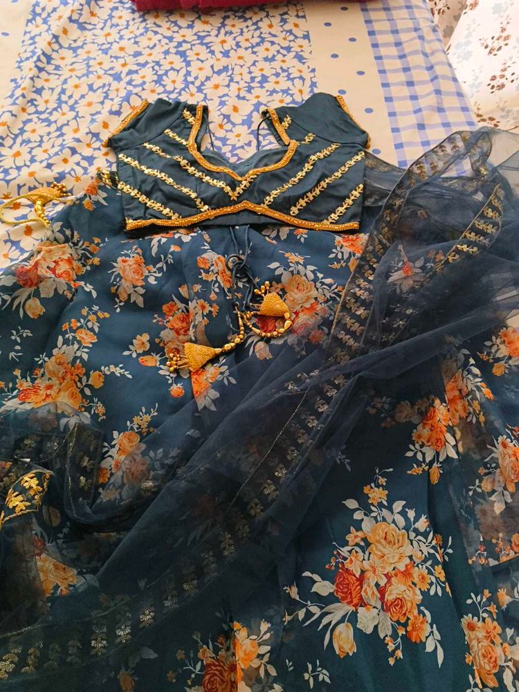 Floral Lehenga Choli Set
