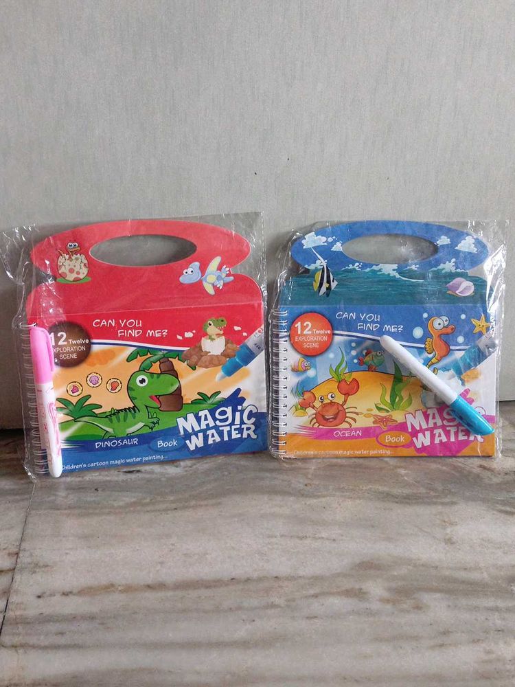 SALE 🎄🆕🎅Magic Water Books - Set of 2