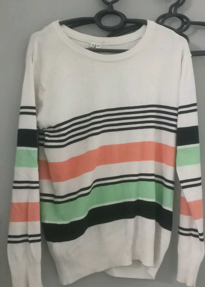 Striped Pullover Sweater