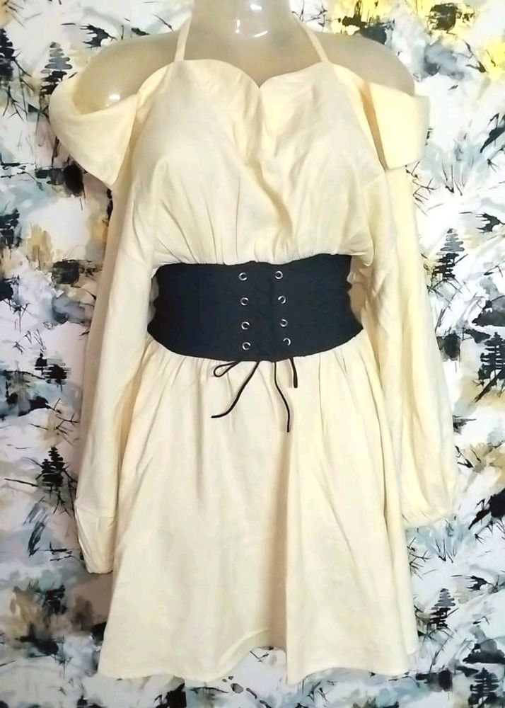 Pretty Creamy Dress 👗