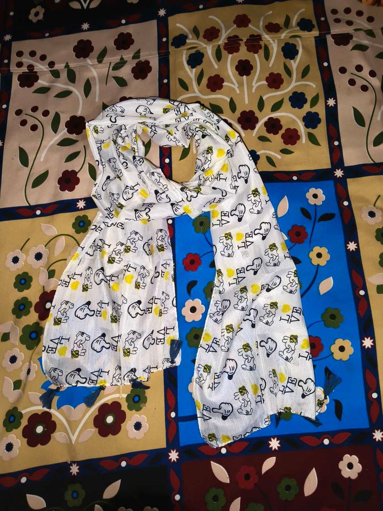 Patterned Scarf - Stylish Accessory