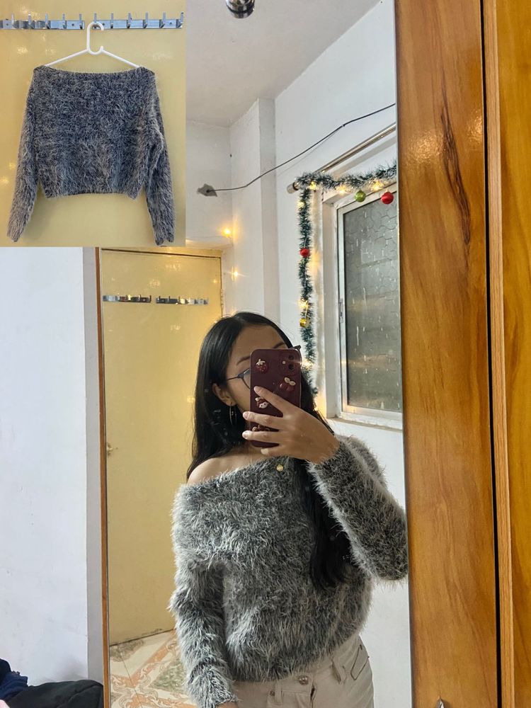 Zara Off-Shoulder Sweater