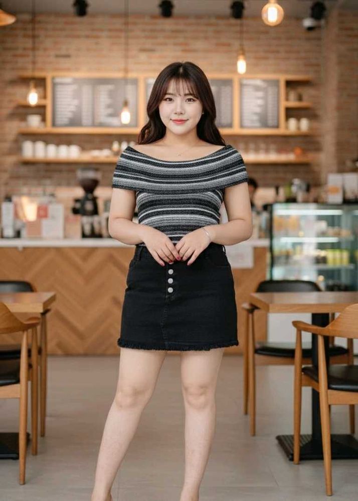 Chic Denim Mini Skirt