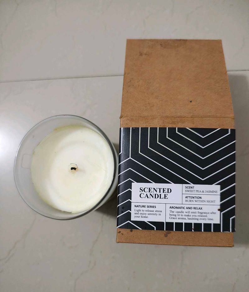 Scented Candle - Sweet Pea &amp; Jasmine