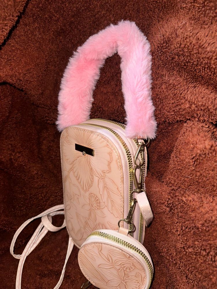 Floral Crossbody Bag with Coin Purse