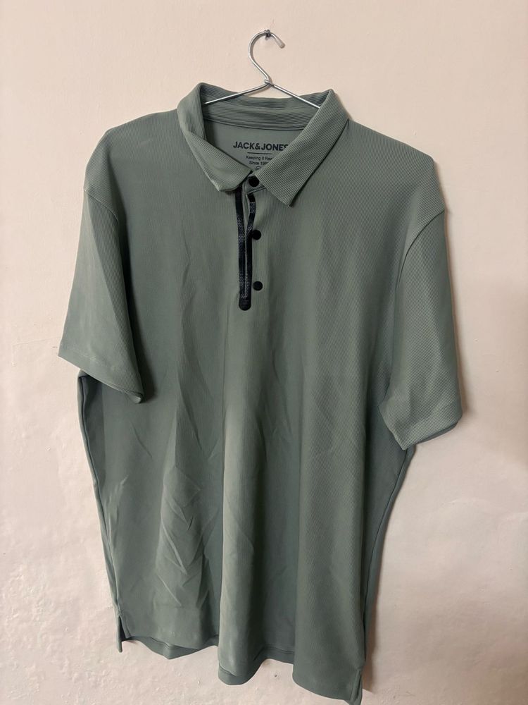 JACK&amp;JONES Green Polo Shirt
