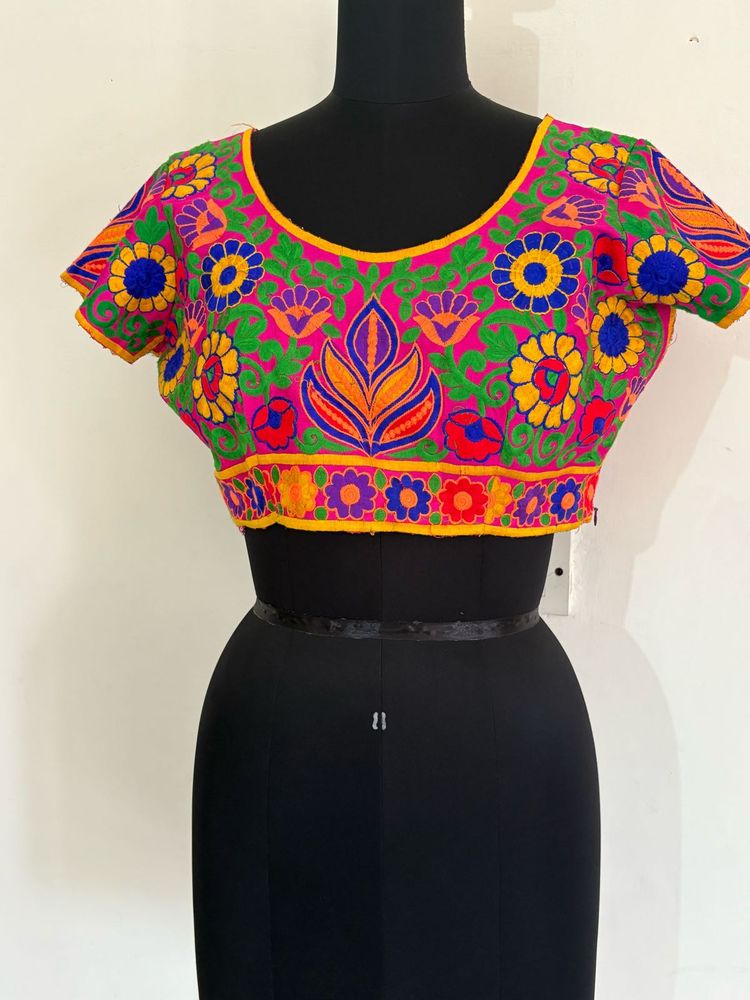 Embroidered Floral Blouse
