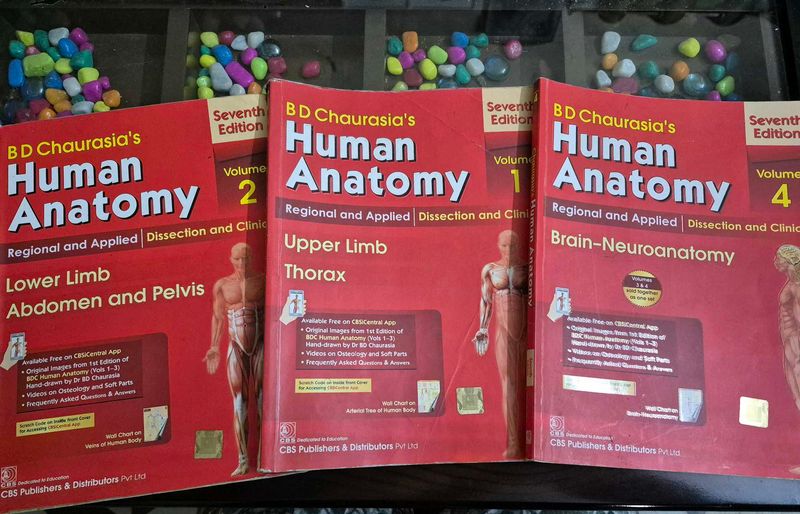 BD Chaurasia's Human Anatomy Set