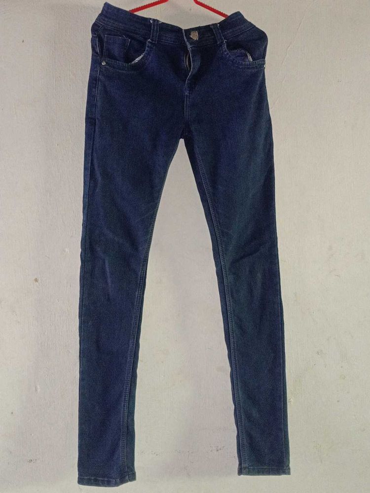 Dark Blue Denim Jeans