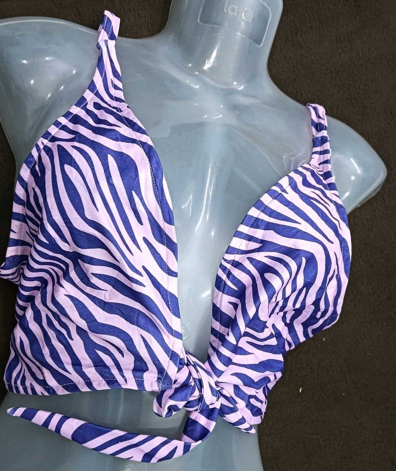 Zebra Print🖤 Bikini big Top