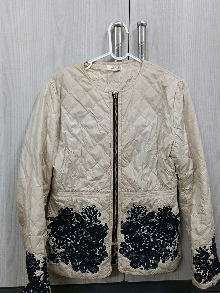 Embroidered Quilted Jacket