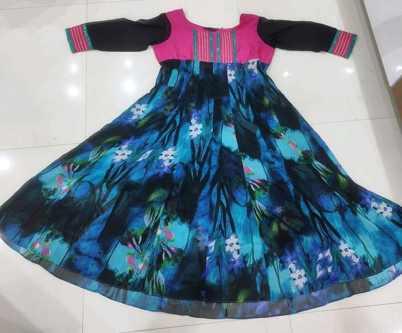 M size chiffon Kurta Shakumbhari
