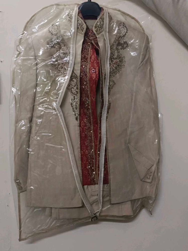 Elegant Men&#39;s Ethnic Sherwani 3 Piece Set