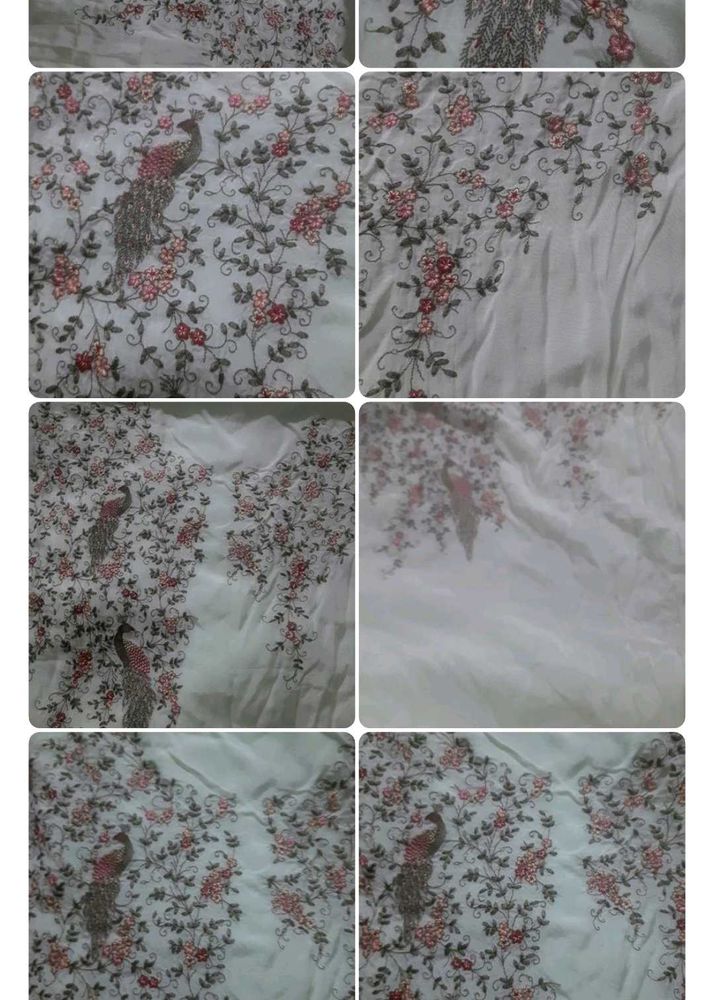 Muslin Kurti And Lucknawi Dupatta