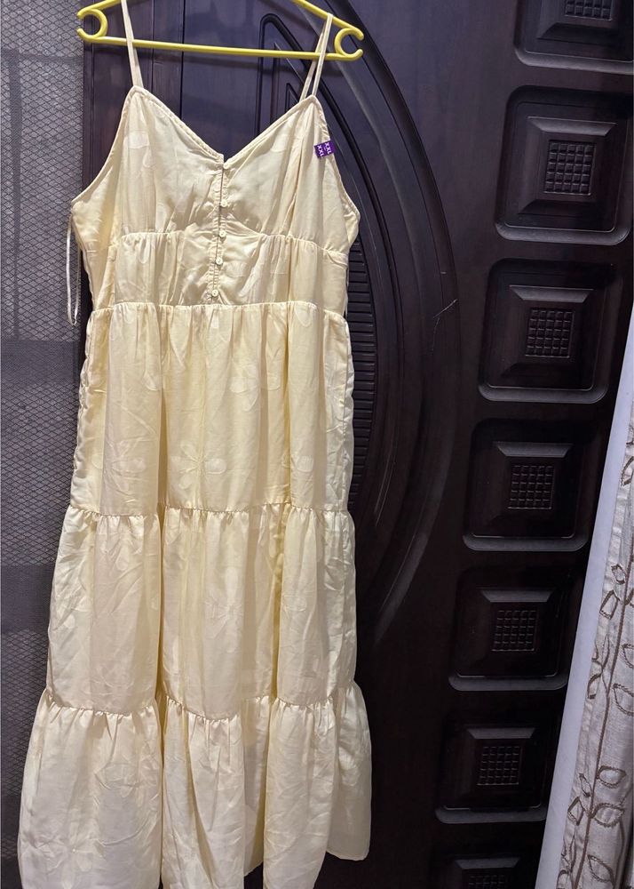 Yellow Corset Summer Dress