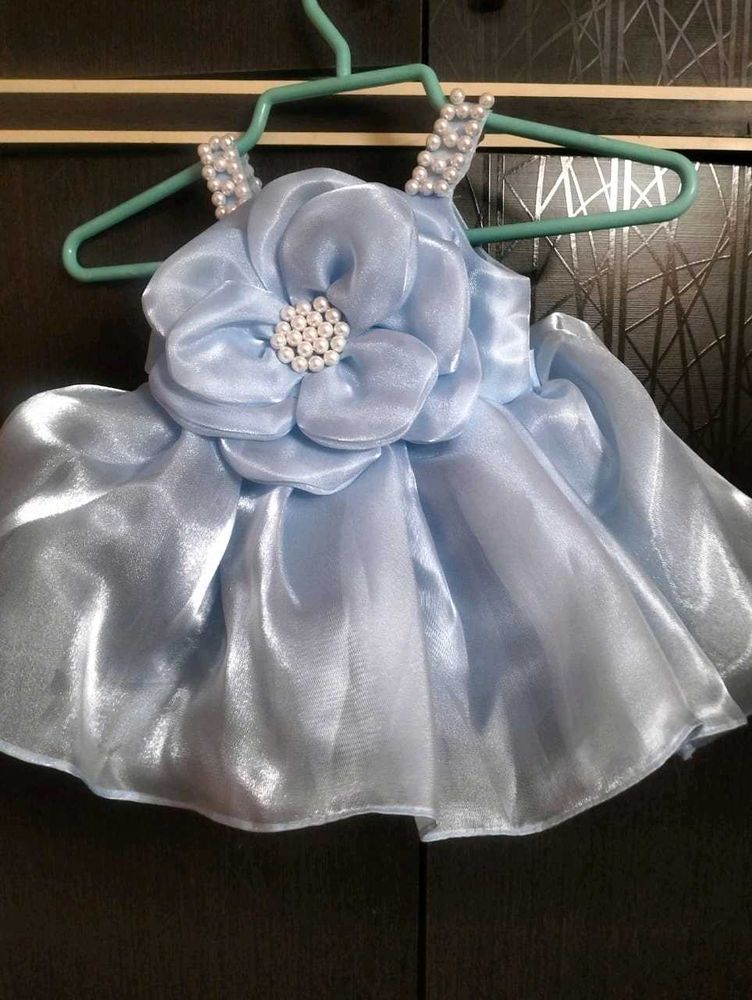 Cute Blue Party Dress