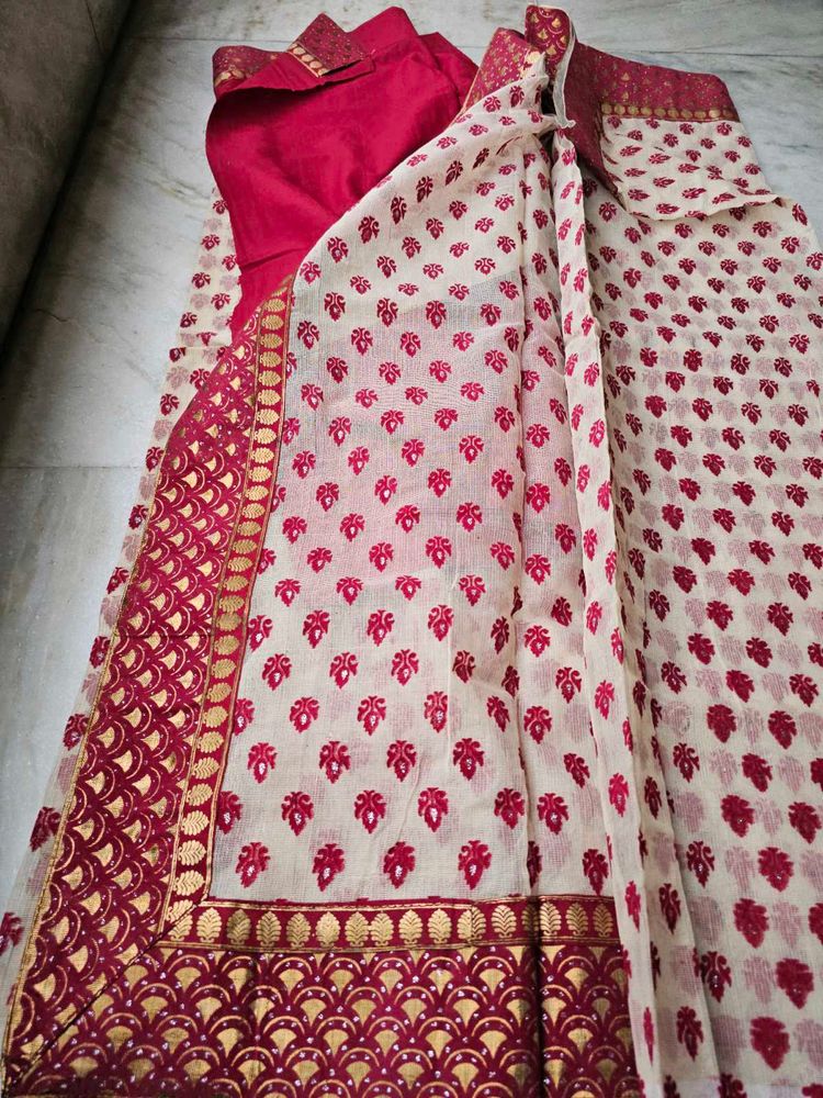 Beautiful Net Sharee