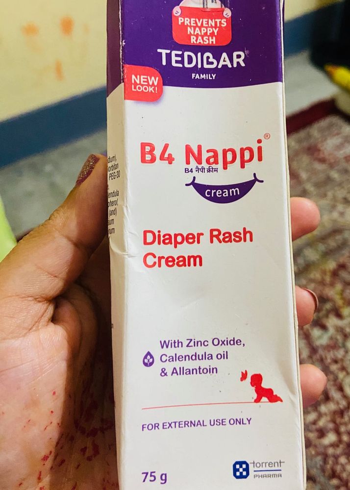 B4 Nappi Diaper Rash Cream