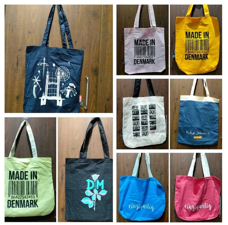 5 Tote Bags_any Random Clr