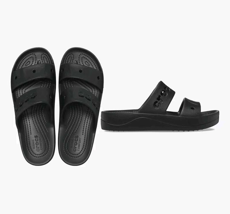 Stylish Black Crocs Sandals for Women
