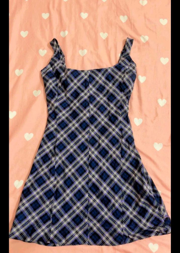 Plaid Mini Dress