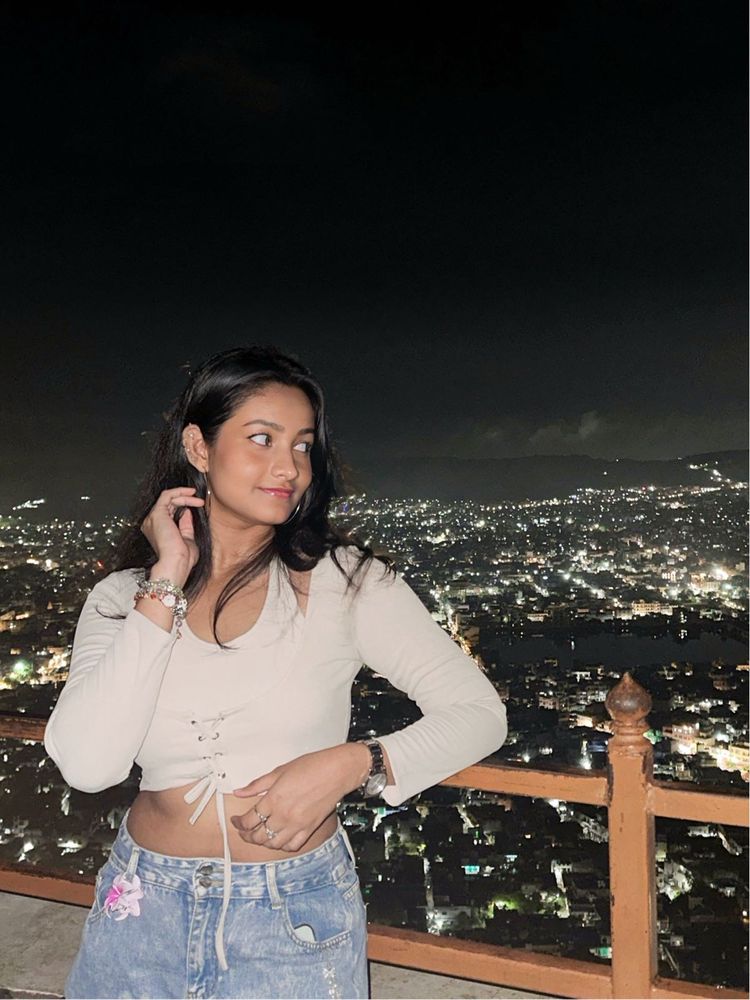 Ribbed Lace-Up Crop Top