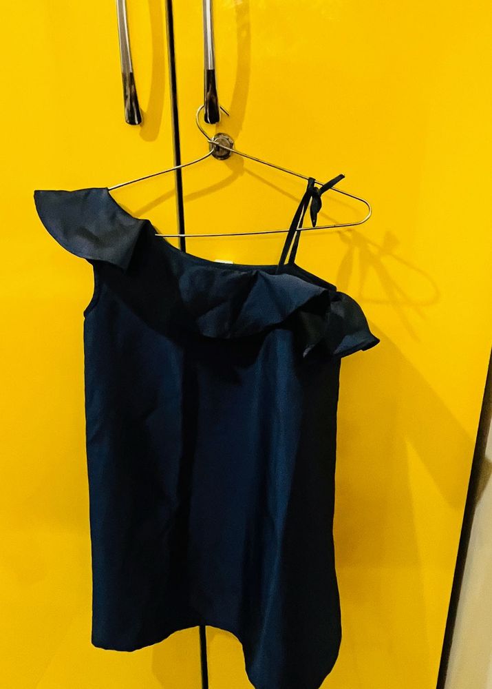 Stylish One-Shoulder Top Cum Dress