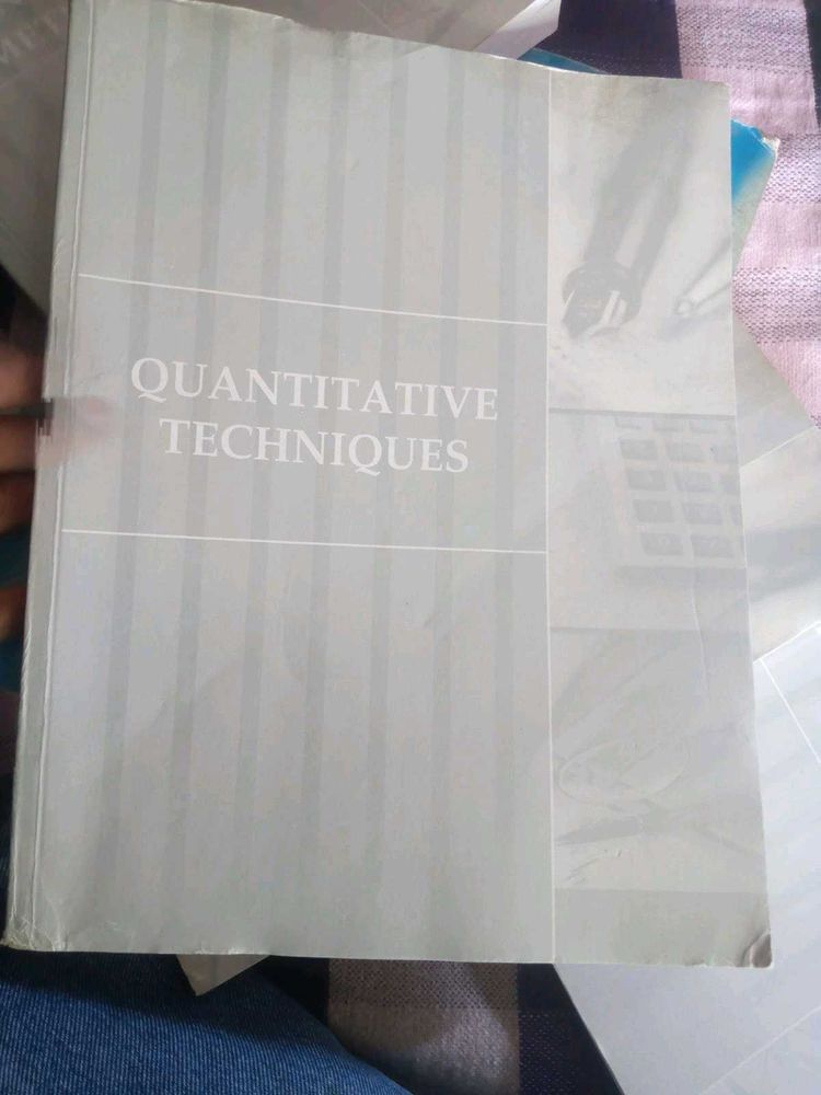 Quantitative Techniques Book