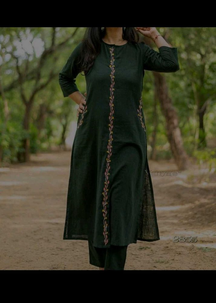 Elegant Embroidered Kurta Set