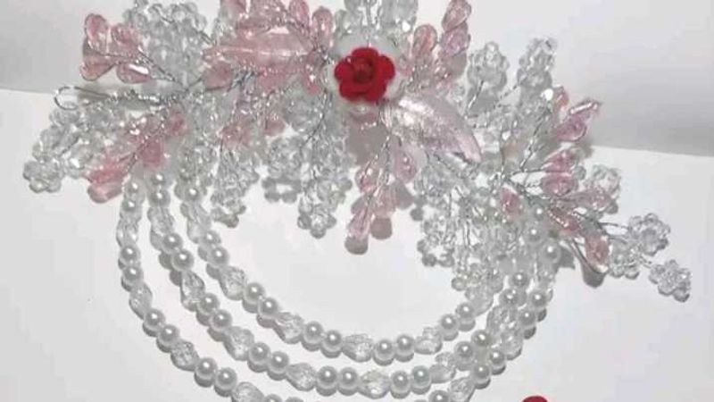 Beaded Hair Clip