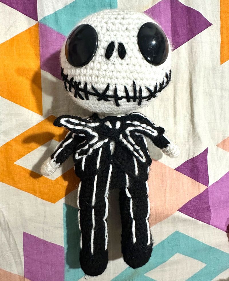 Crochet Amigurumi Jack Skellington Doll