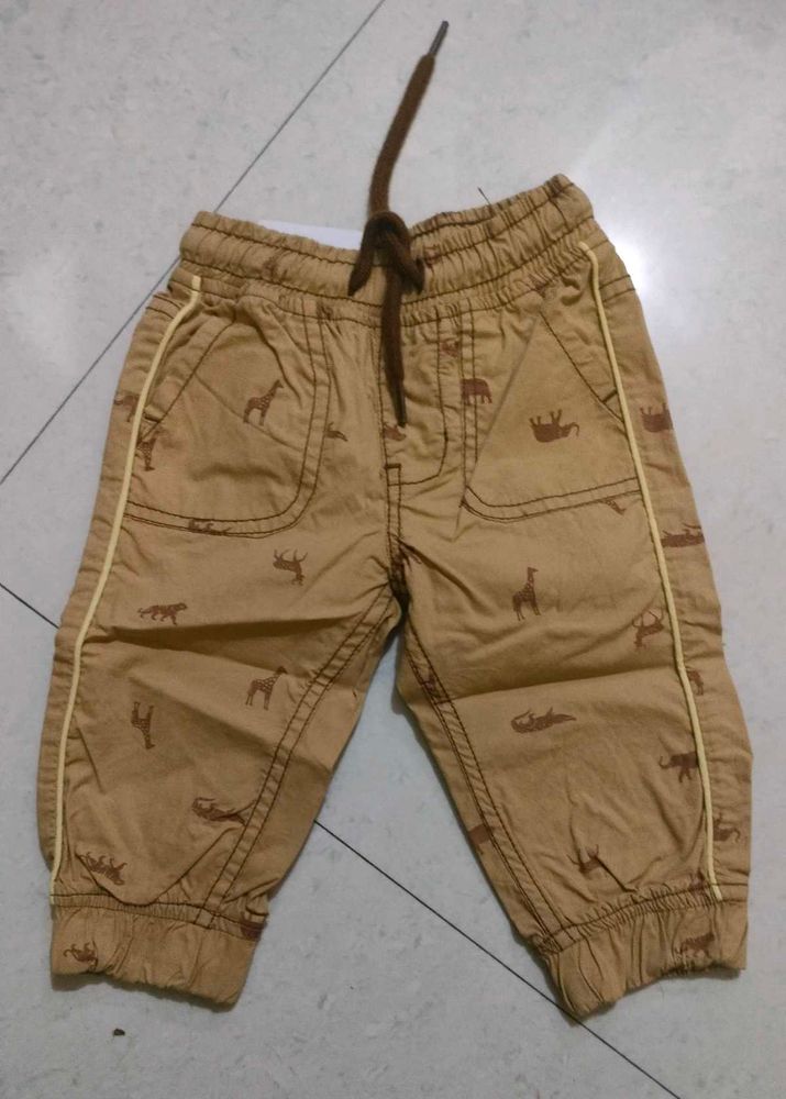 Animal Print Cropped Pants