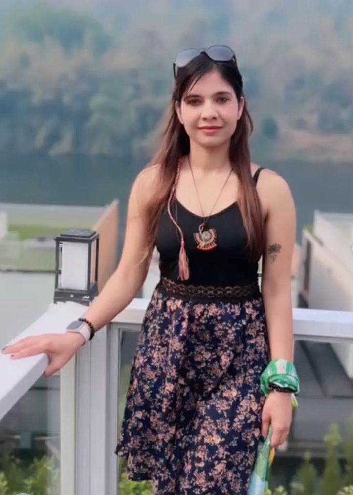 Floral Mid Length Dress