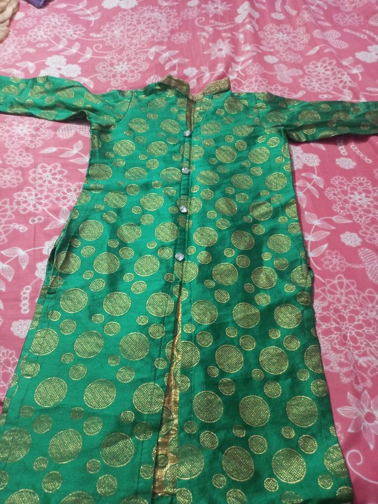 Chanderi Partywear Kurta