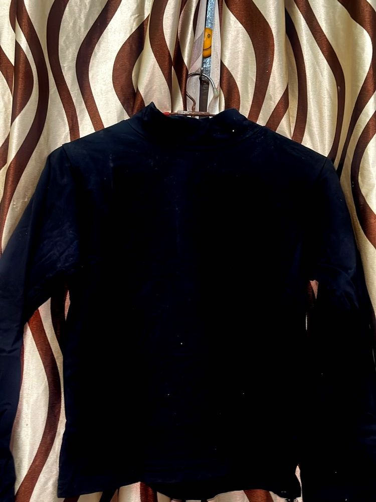 Black Long Sleeve Top