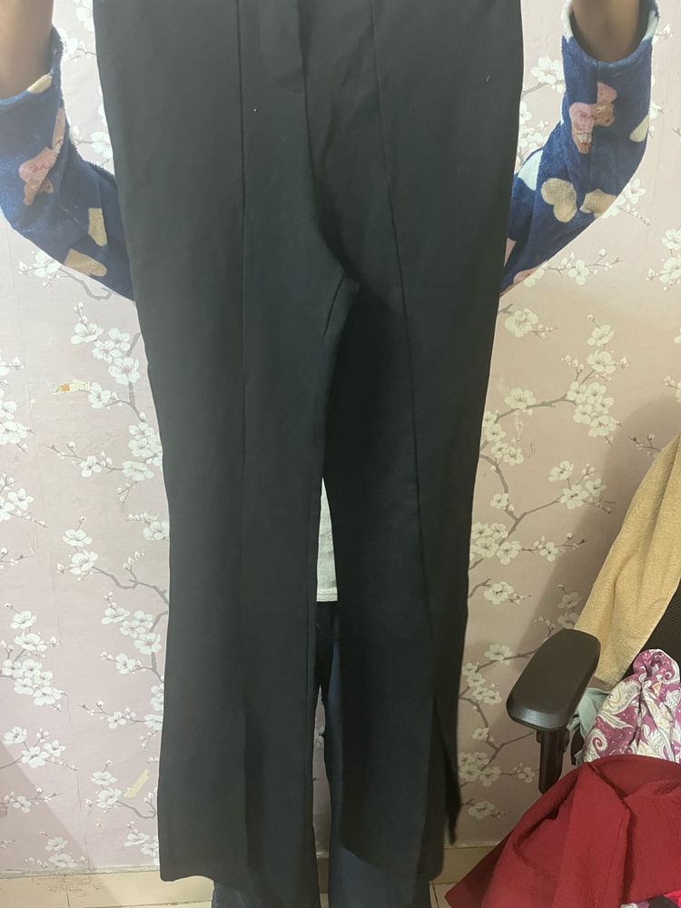 Black Flared Pants