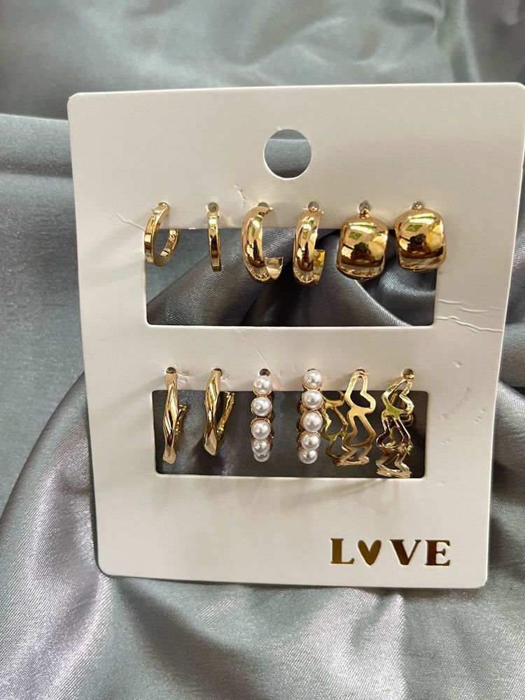 Combo Of 6 Earrings