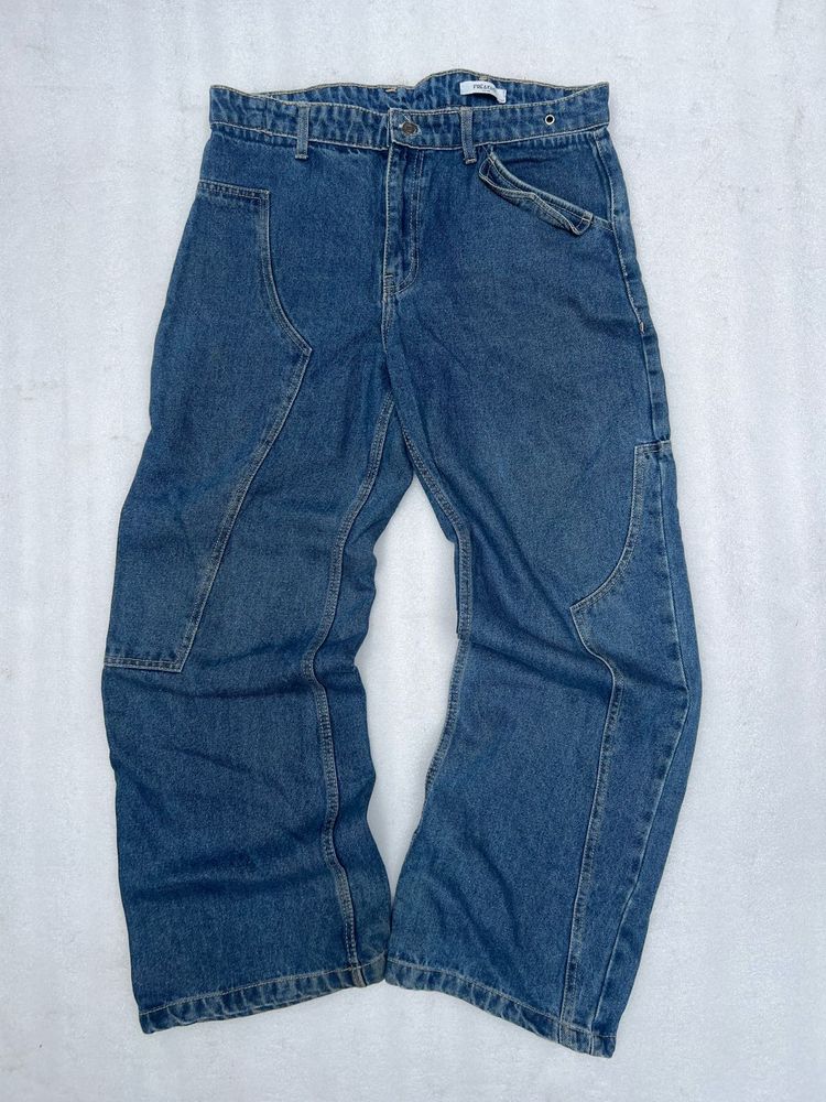 Wide Leg Denim Jeans