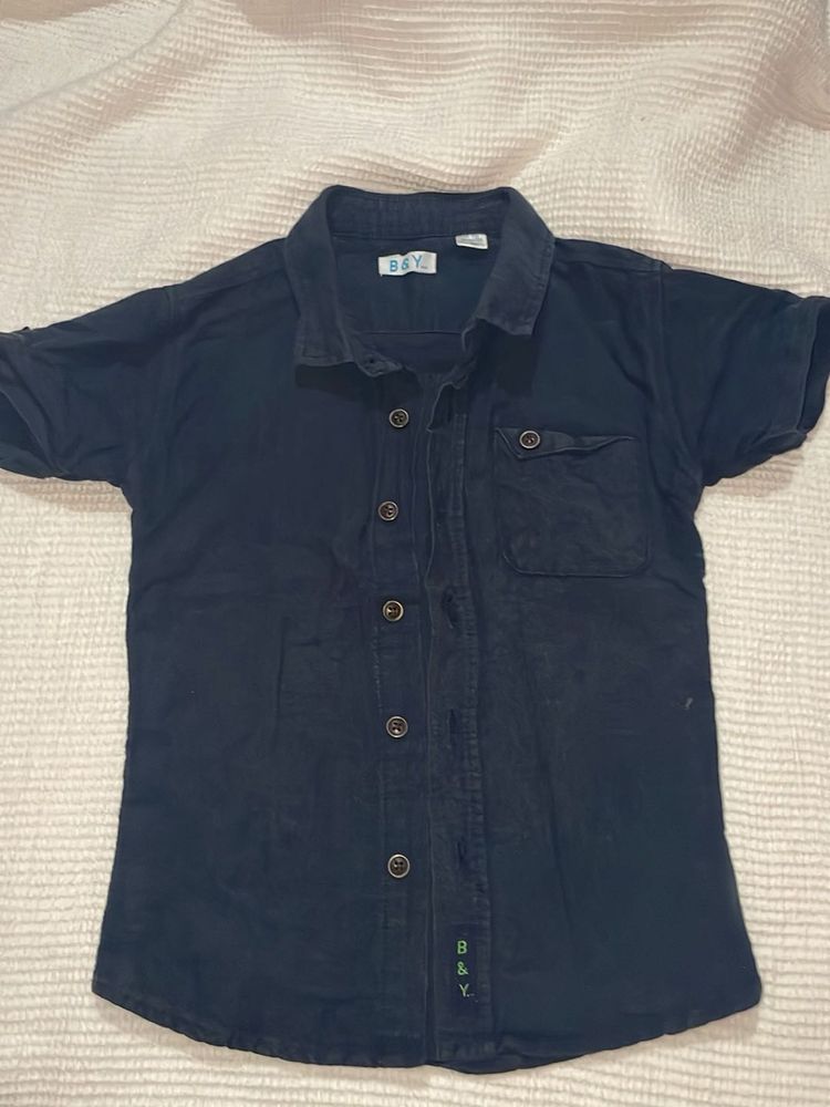 Boys Black Shirt
