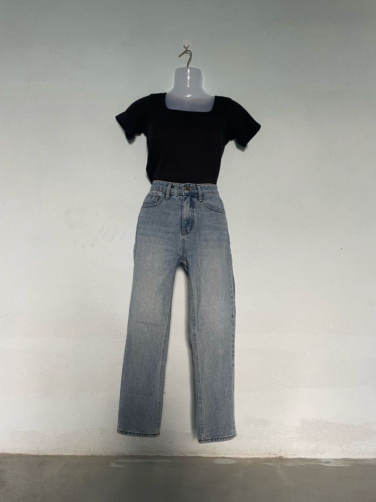 Light Wash Denim Jeans