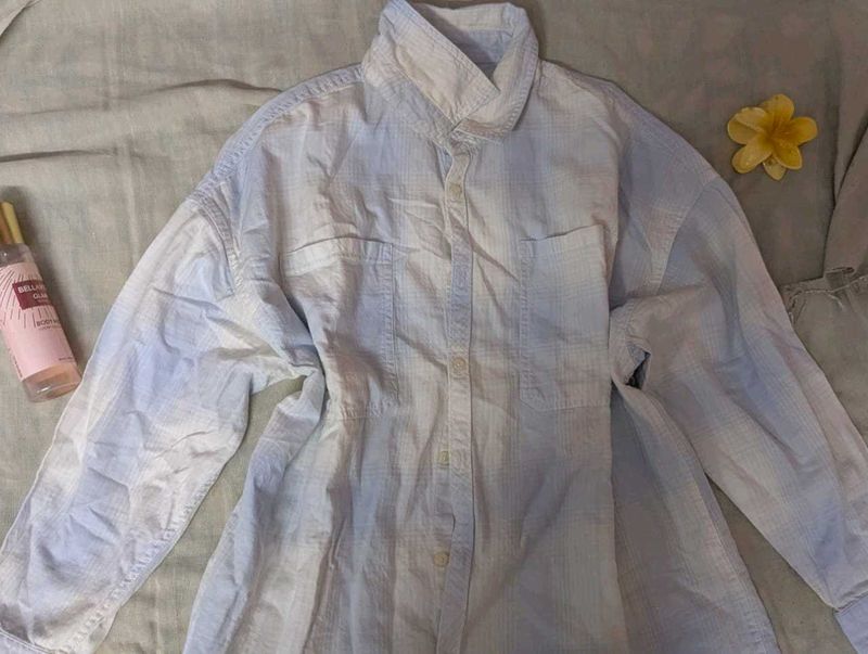 Y&amp;F White Button-Down Shirt