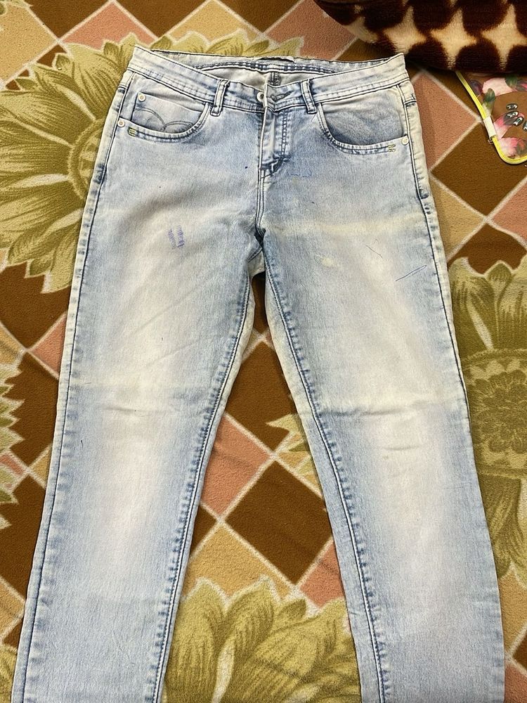 Light Wash Denim Jeans