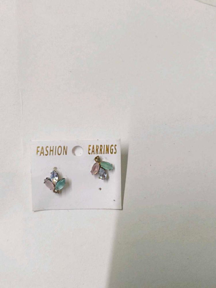 Pastel Gemstone Earrings
