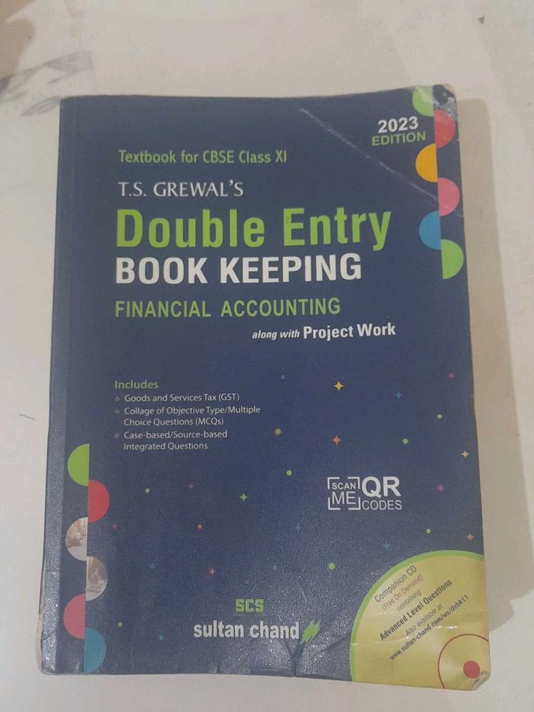 T.S GREWAL DOUBLE ENTRY BOOK KEEPING CLASS 11