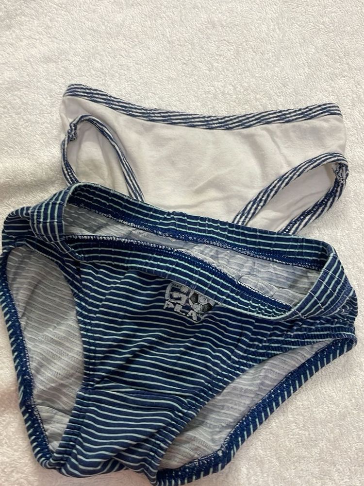 2 Cute Striped Briefs